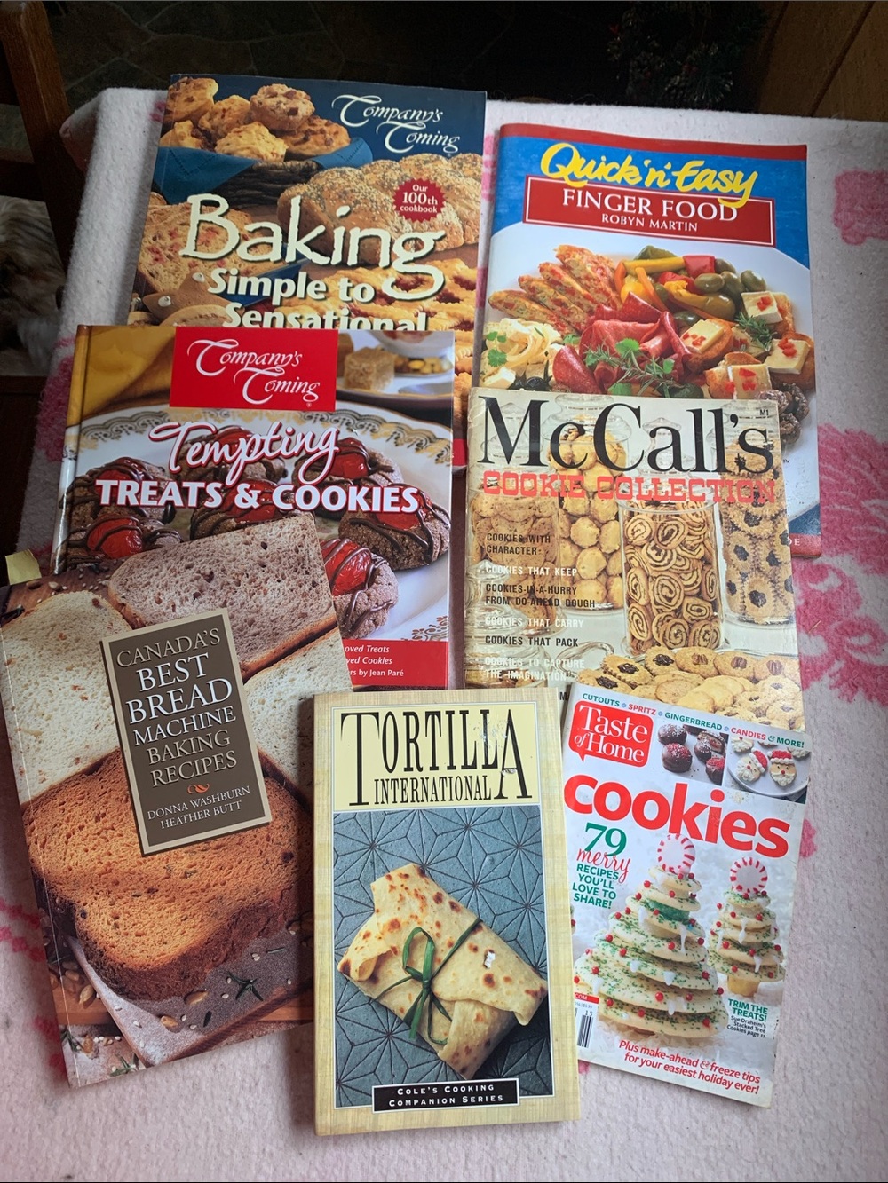 Assorted Baking & Recipe Cookbooks Collection